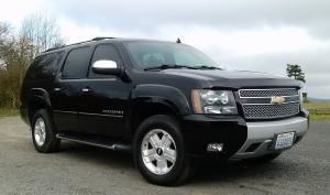 Black Luxury SUV, San Juan Island Town Car & Limousine Service