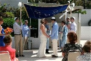 Rabbi David and wedding singer Lee  Degani