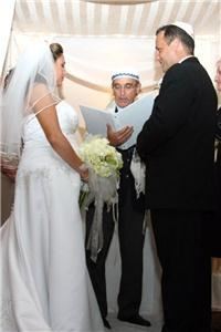 Rabbi David and wedding singer Lee  Degani