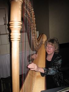 Harpist Serena O'Meara
