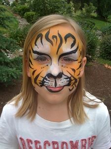 Colorful Party Face Painting