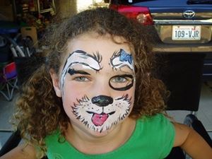 Colorful Party Face Painting