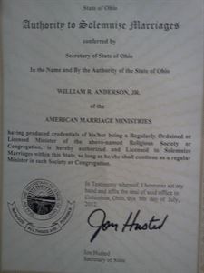 CLE Elopement Wedding Officiant