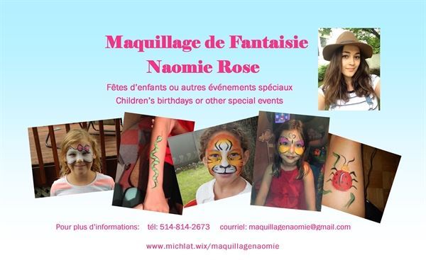 Maquillage Naomie Rose