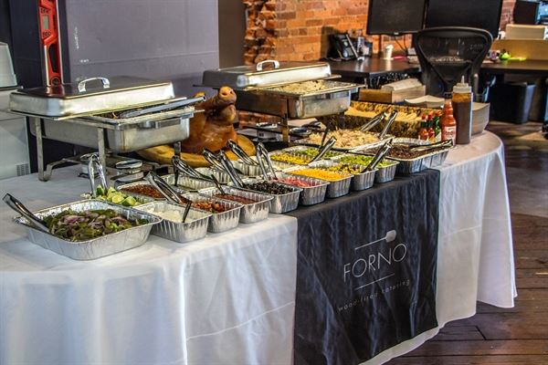 Forno wood-fired catering