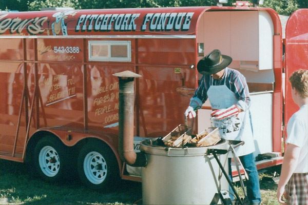 Merv's pitchfork fondue MB