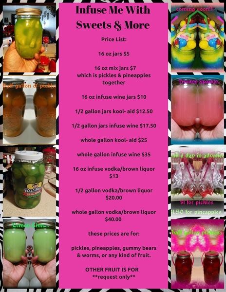 Infuse Me With Sweets & More By Tamara