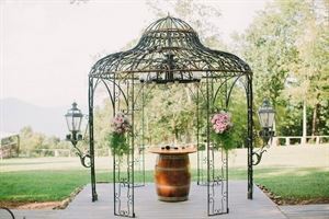 Domed Wrought Iron Gazebo