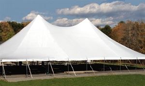 Reception Tent on an Autmun Day