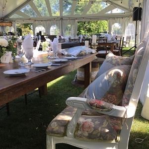 Wedding Garden Tent Area