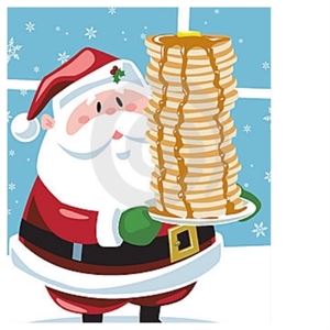 Villa Breakfast with Santa