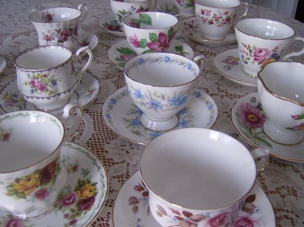 Vintage Tea Party Fine China Rentals