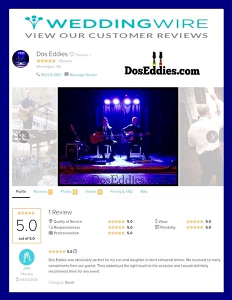 Dos Eddies - Acoustic Guitar / Vocal Duo - Charlotte