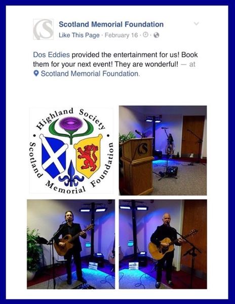 Dos Eddies - Acoustic Guitar / Vocal Duo - Columbia