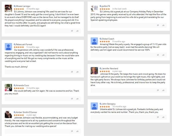 DJ JOHNNY JOHNSON - AWARD WINNING DJ