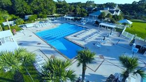 Poolside at the Athletic Club at Heathrow