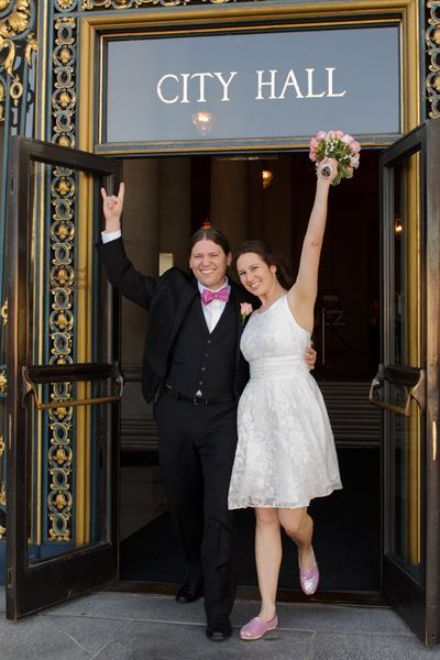 SF City Hall Wedding Photographer by Michael