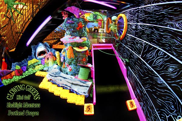 Glowing Greens Blacklight Miniature Golf - Island Adventures