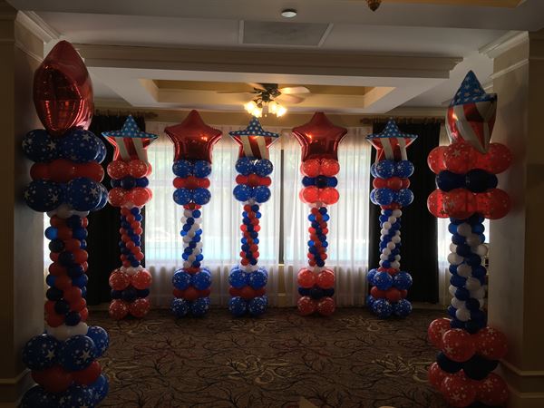 A Family Of'Air Balloon Decoration Service