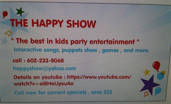 The happy show - kids party entertainer