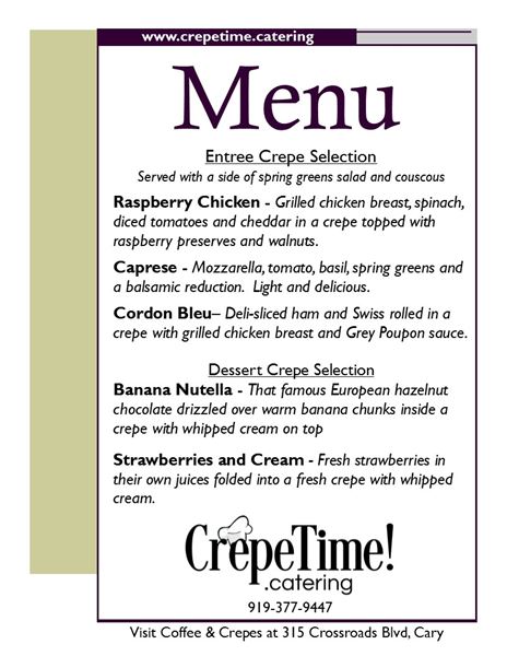 CrepeTime Catering