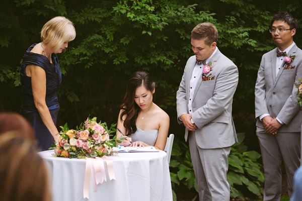 Officiant, Sarah Bunnett-Gibson