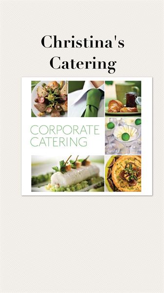 Corporate or Holiday Catering by Christina's Catering