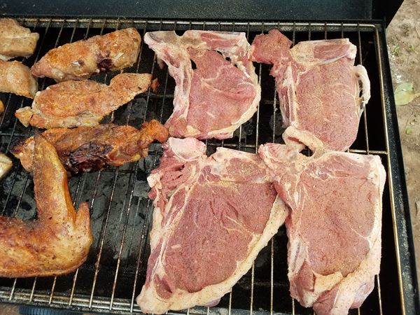 Burston with Flavors Soul Food Catering and Bounce Houses