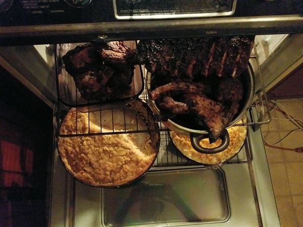 Burston with Flavors Soul Food Catering and Bounce Houses