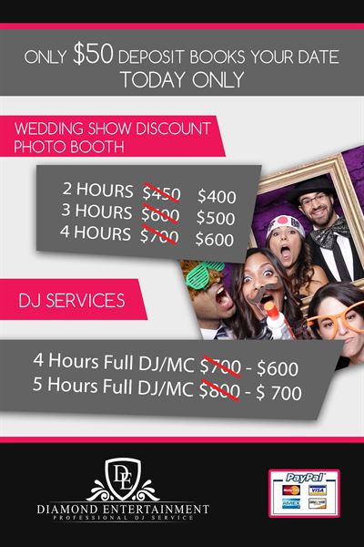 Diamond Entertainment Photo Booth