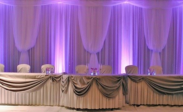 Event Drapery and Lighting Decor