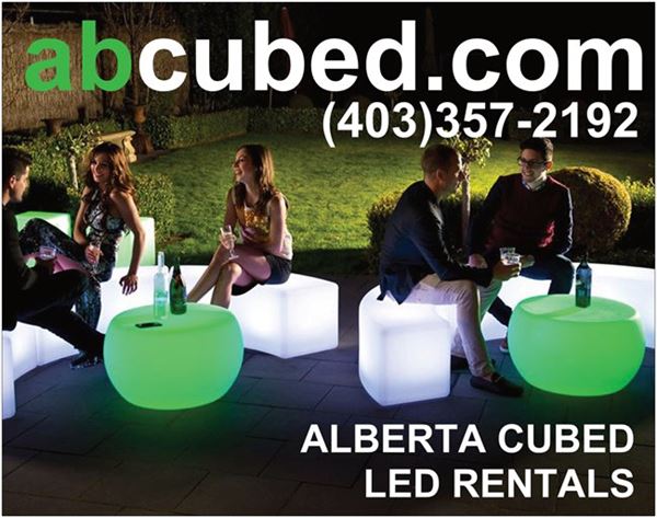 Alberta Cubed LED Furniture