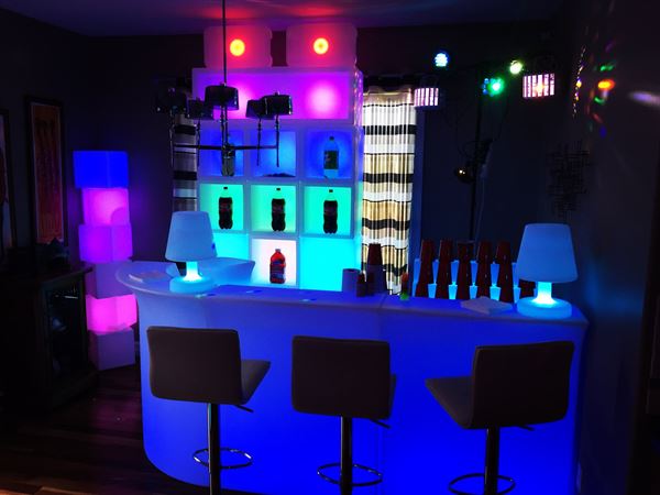 Alberta Cubed LED Furniture