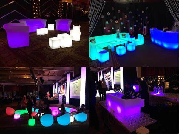 Alberta Cubed LED Furniture