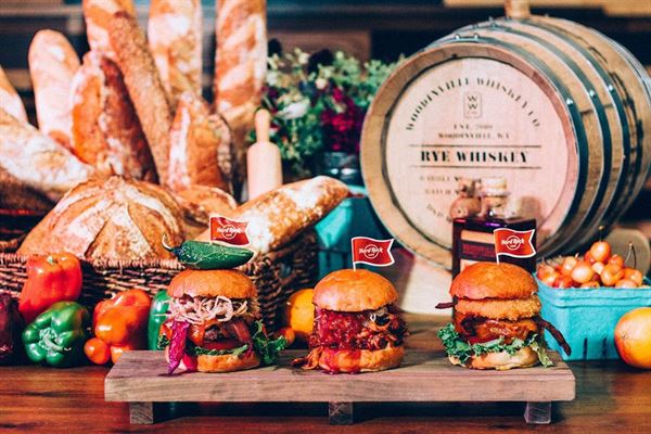 Hard Rock Cafe on Hollywood Blvd.