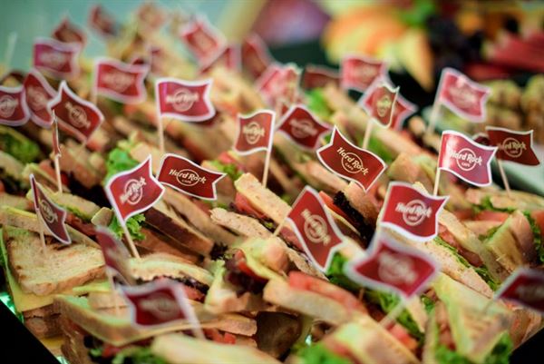 Hard Rock Cafe on Hollywood Blvd.