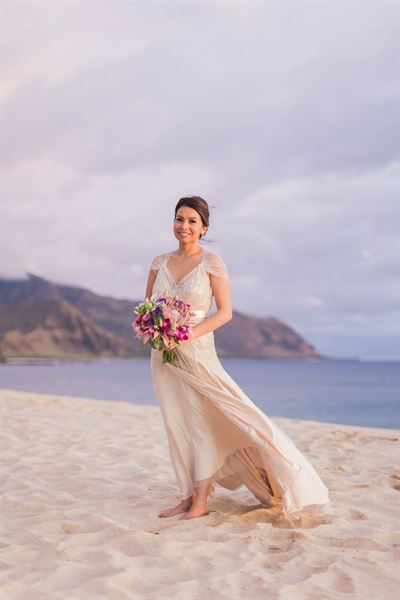 Simple Oahu Wedding