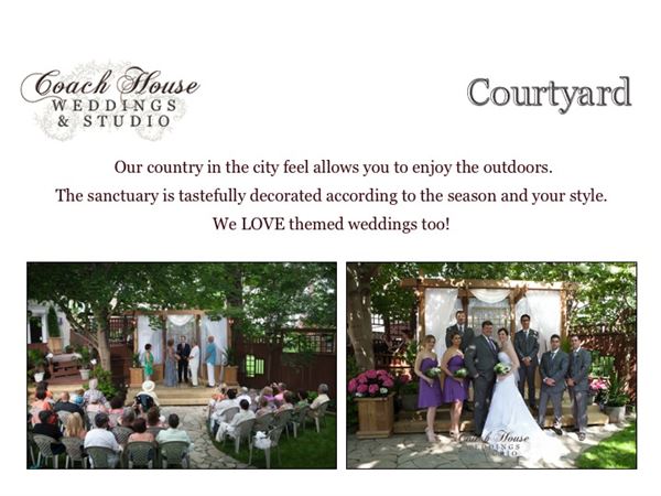 Coach House Weddings Garden & Chapel