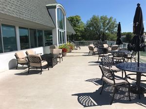 Patio of the Pub and Crystal Room