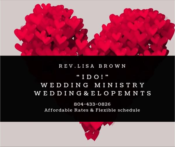 "I Do!" Wedding and Elopements Henrico/Richmond/Chesterfield