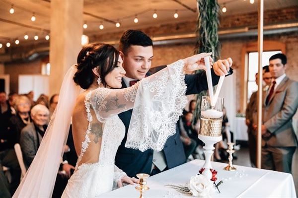 Skyline on the Bricktown Canal