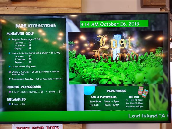 Lost Island Mini Golf