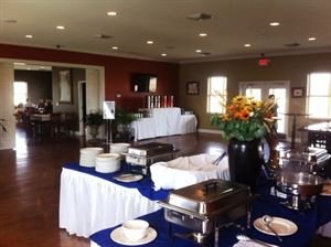 We have 2 buildings available.  The Patio and The Duck Blind.