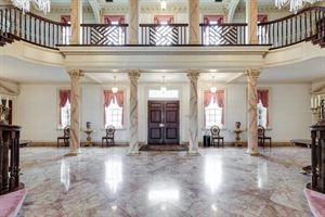 Marble Foyer with Gallery Overlook