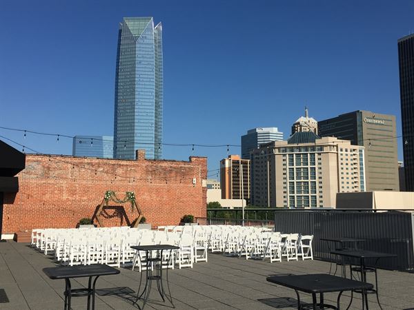 Skyline on the Bricktown Canal