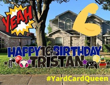 Yard Card Queen - Garland