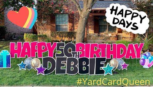 Yard Card Queen - Garland