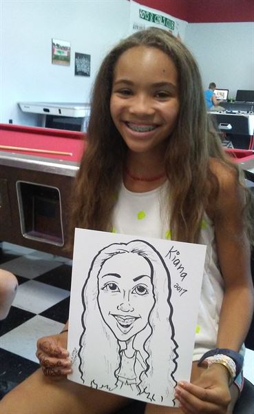 Silhouettes and Caricatures by Leona