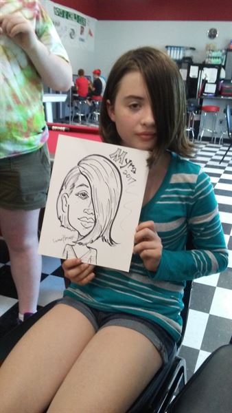 Silhouettes and Caricatures by Leona