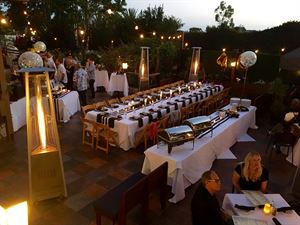 Half Patio (semi private) - not available on Friday or Saturday evenings